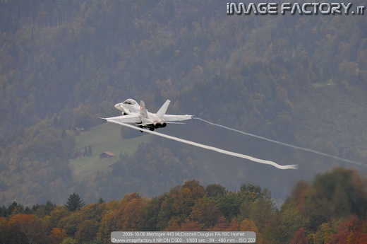 2009-10-08 Meiringen 443 McDonnell Douglas FA-18C Hornet